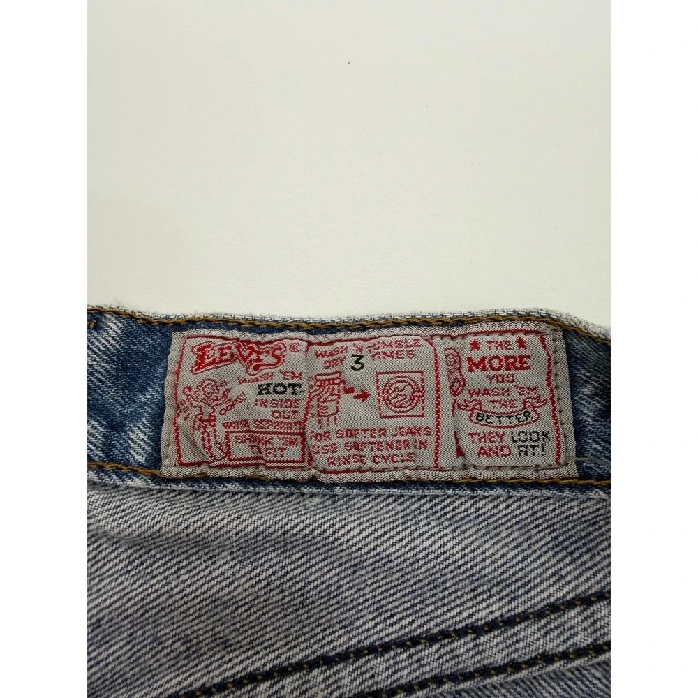 Vintage Levi's 501-0117 USA Jeans 31x31 DEVS Wash Em Hot Tag 1983 Distressed